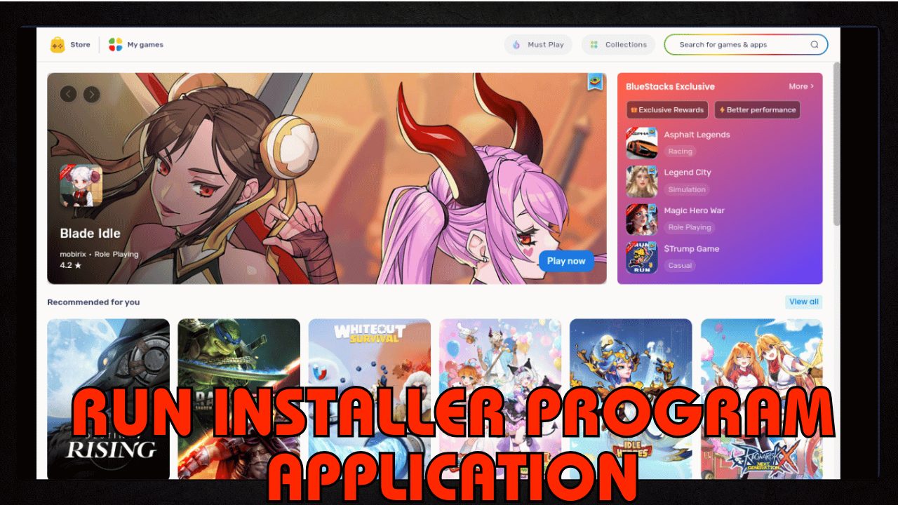 Run Installer Program Application